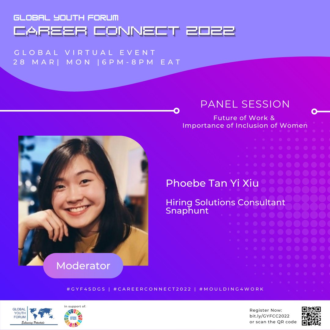 GlobalyouthKe's tweet photo. Joining the #CareerConnect2022 panel on 28/3, 6-8pm EAT, is Bianca Stringuini, Head, People Experience &amp; Culture at @KPMG. Moderating the panel is Phoebe Tan Yi Xiu a Hiring Solutions Consultant at @Snaphunt. 

Register here: https://t.co/7C6DxD3cbH

#career #YouthOpportunities https://t.co/3O2RfqmrUH