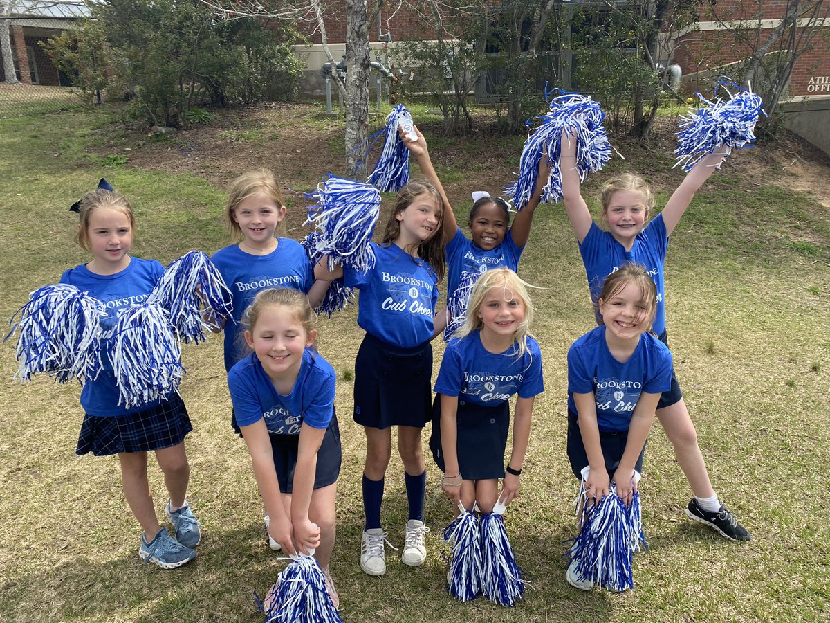 JavonneS's tweet photo. Cub Cheerleaders made the football stadium groundbreaking even better! #BrookstoneLS #WhyBrookstone @BrkstoneCougars https://t.co/1eGEpAsA7T