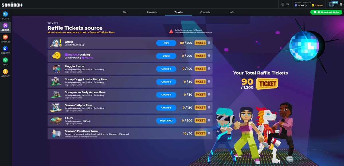 PatriciYassi's tweet photo. @TheSandboxGame I just participated in the daily #SandboxAlphaS2Contest for a chance to earn up to 1,000 $SAND! Starting March 22 - Ticket Day. Check out my screenshot below!
👇 #SandboxAlphaS2 https://t.co/zHtdBPVjRv