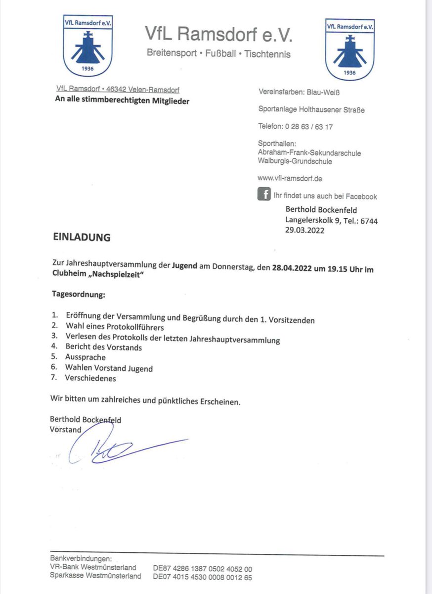 VfL Ramsdorf (@vflramsdorf) on Twitter photo 