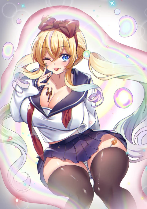 シャンボン玉とセーラー服
Skebありがとうございました! 