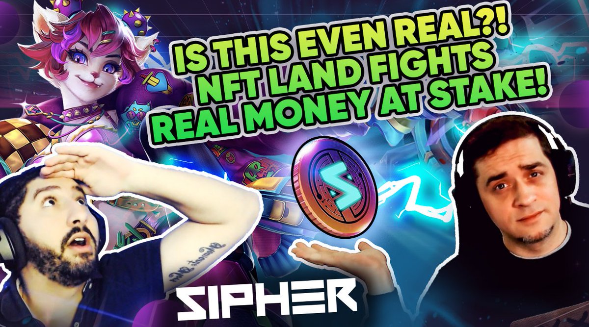 itsmiroko's tweet photo. Here's the newest #NFTGame scoop from our awesome #UNIXGaming #eSports hosts, Salih (@HilasPrime) and Karim (@JustKiiro93) as they unravel the world of #Sipheria only on @SIPHERxyz!
Watch NOW!๐บ
https://t.co/rr6tFhkQzY
#Metaverse #CryptoGames #ETH #Sipher #NFTGiveaways https://t.co/UPHg1RkChN