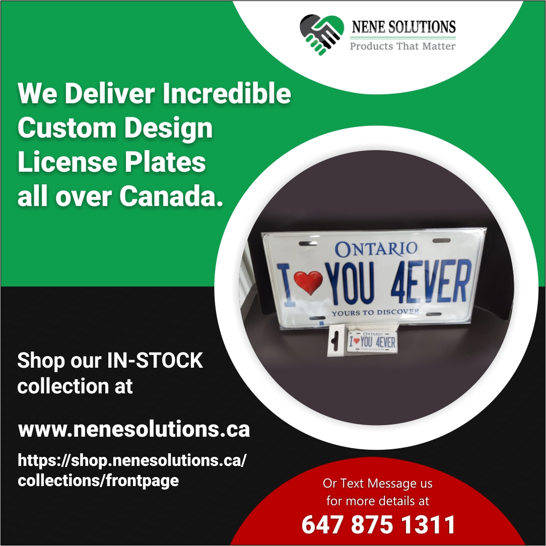 License Plates that reflect your style✨ ✅

Drive the cities of Canada with a cool license plate on your car 🚘

shop.nenesolutions.ca/collections/fr… 👈

📧 info@nenesolutions.ca    
647 875 1311 📲 

#licenseplate #torontoartist #canadian #ontario #torontolife #torontophoto #car #readymade