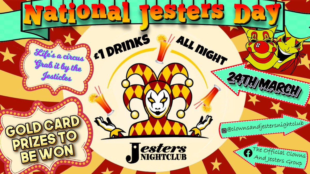 jesters_'s tweet image. TOMORROW NIGHT 

Tickets on sale via Fatsoma