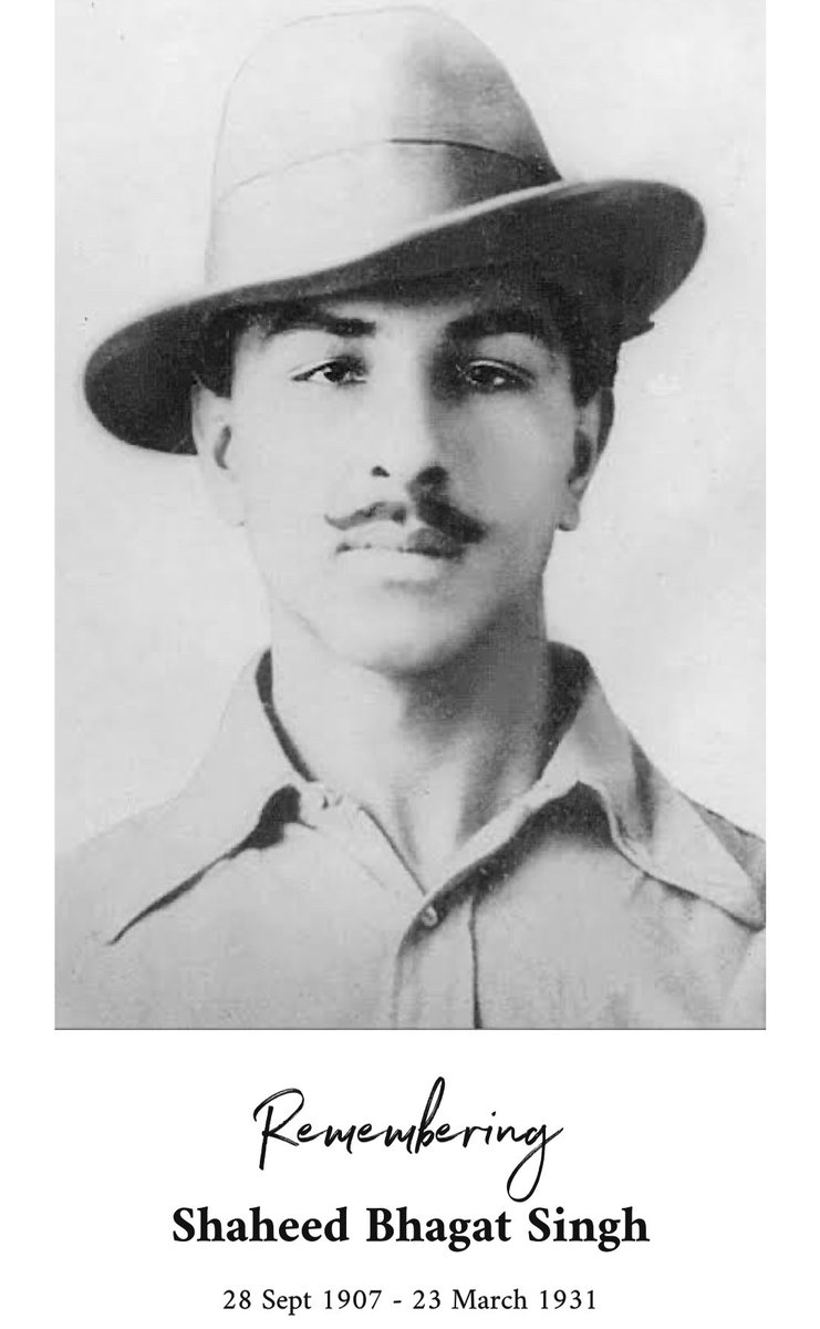 ShivaleekaO's tweet photo. Remembering #BhagatSingh 🇮🇳 https://t.co/fgIpIvign8