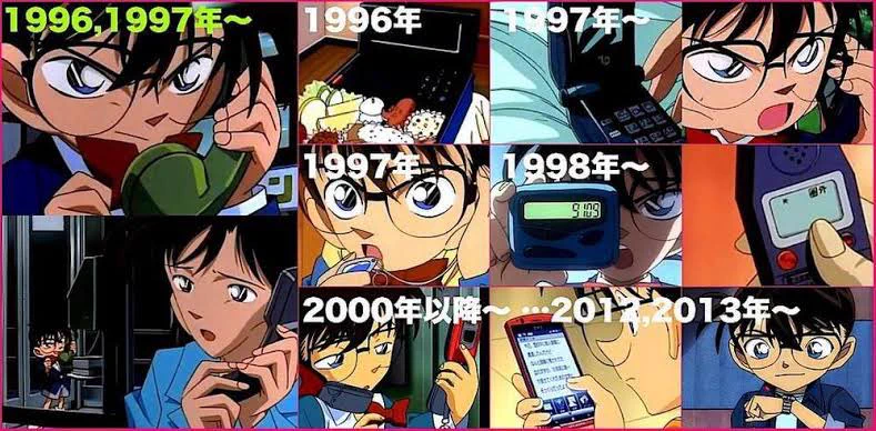 @Soviet_Usako コナン世界だとたった半年でポケベルからスマホまで技術が進歩したという事実 