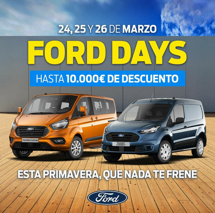 GonzacarFord's tweet photo. 🔝🗓 Chegou o día! 👏 Dende hoxe XOVES e ata o vindeiro sábado viviremos a tope os #FordDays de #Primavera na nosa concesión no Polígono da #Agrela da #Coruña! 🔥💪
💶 Ata 10.000€ de AFORRO
👌 Espazos HIGIENIZADOS SEGUROS
📲 Só con CITA PREVIA en https://t.co/CMd0NRMccR https://t.co/Dr8iDhYBeQ