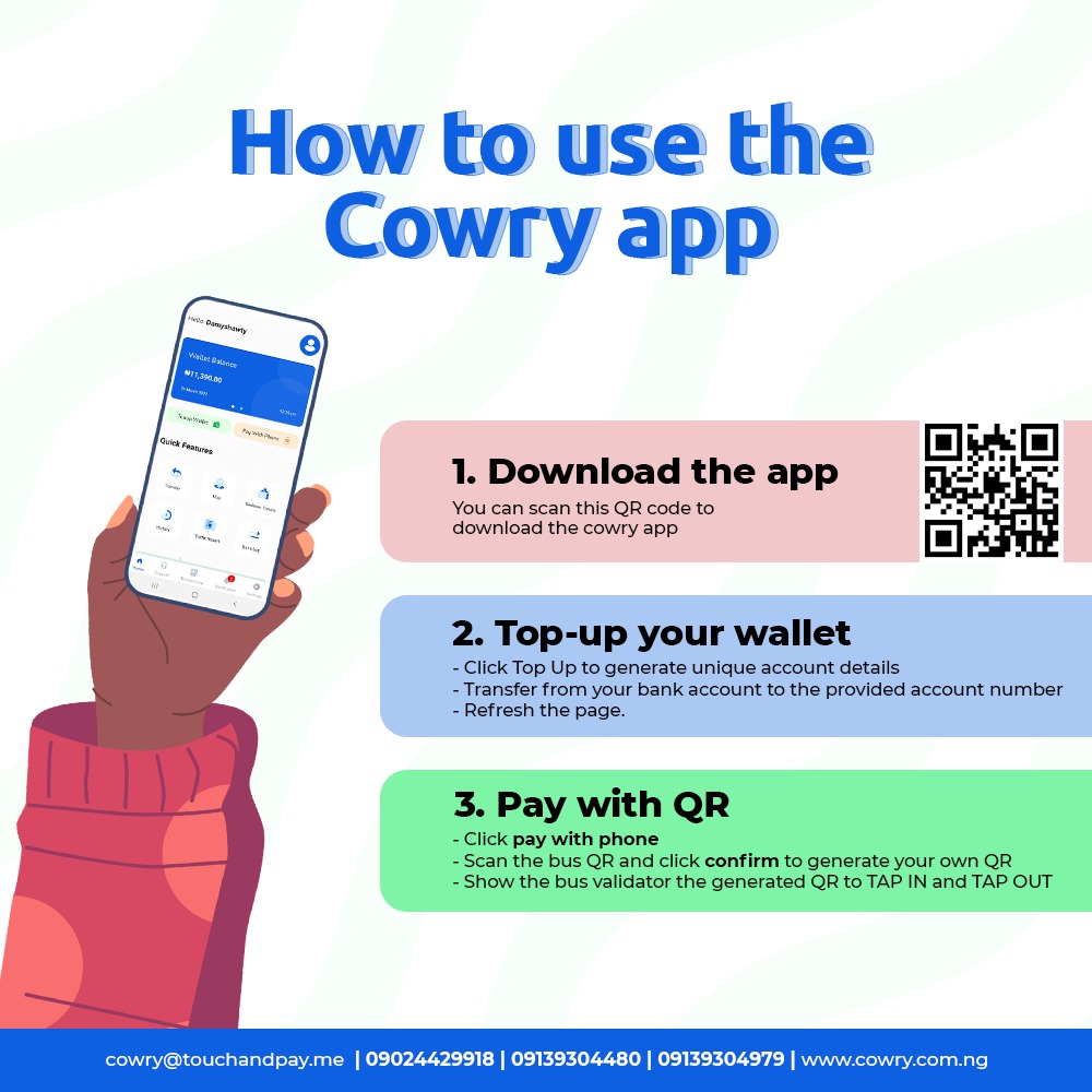 paywithcowry's tweet photo. Using Your Cowry App in 3 Steps
.
1. Download the App
2. Top up your wallet
3. Pay with QR (scan to pay)
.
As simple as that
.
#cowry #CowryCard #CowryLagos #OneCowryOneLagos #cowrypayment #YouWillNeverBeStranded https://t.co/p23kaALa28