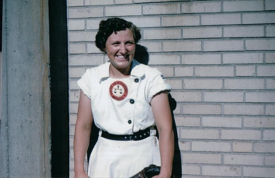 AAGPBL Official tweet media