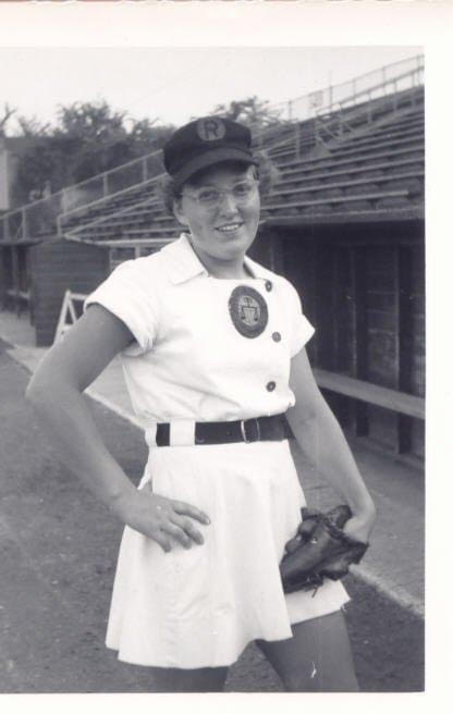 AAGPBL Official tweet media