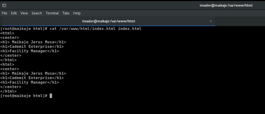 ThePeculiarr's tweet photo. @vnigeria_
#SabiLinux
#Linuxguru
#Sysadmincompetition
#VNigeriaAt10
Day3 Challenge Acomplished https://t.co/hflPWwR21z