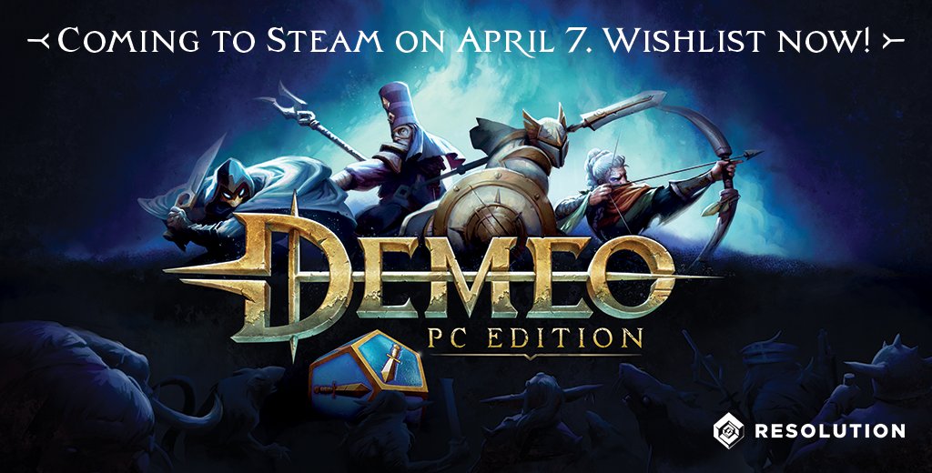 DemeoGame's tweet image. Who are you bringing with you into the adventures of Demeo: PC Edition on April 7? Tag them so they can cancel all other plans! 

Wishlist now! reso.ly/3quU2tY