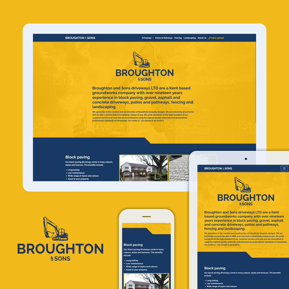 BlueHouseDesign's tweet photo. For over 14 years we've helped bring start-ups to life online. A simple brochure website is often the first and most cost effective step. We love the impact of the Broughton colour scheme 🟨🟦

#webdesign #brochurewebsite #startupwebsite #startupbusiness #bluehousedesign https://t.co/9nvXkYguqB