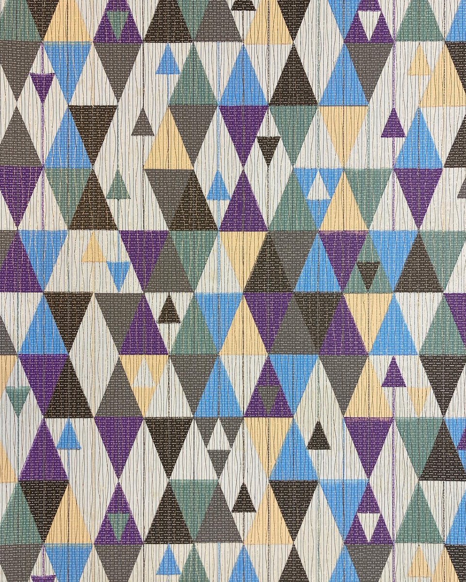 Incredible late-50s #vintagewallpaper - original stock, just 2 rolls left