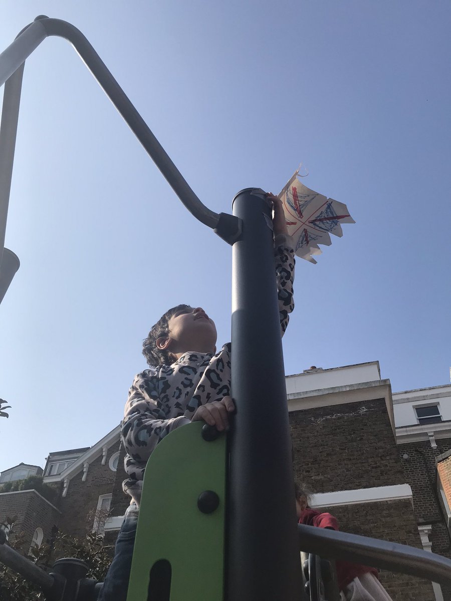 Leonardo, age 5 loves all things royal. He made this Union Jack to celebrate the Queen’s birthday and when asked why he likes her so much said ‘everything about it is just beautiful’. He asked our site manager if his flag could be put up high, and so it was <a href="/SouthbankSchool/">Southbank International School</a>