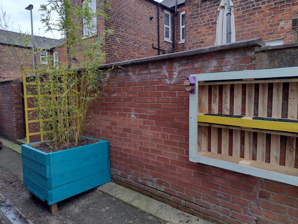 SowtheCity's tweet photo. Thank you to the volunteers from @TattonAsset who helped with this Alleyway Greening Project in #MossSide on Monday. The transformation means the space can now be used for growing, planting, and brightens up the alleyways for residents and the public! @hubbubUK @InOurNatureMCR https://t.co/0xfGSuw99n