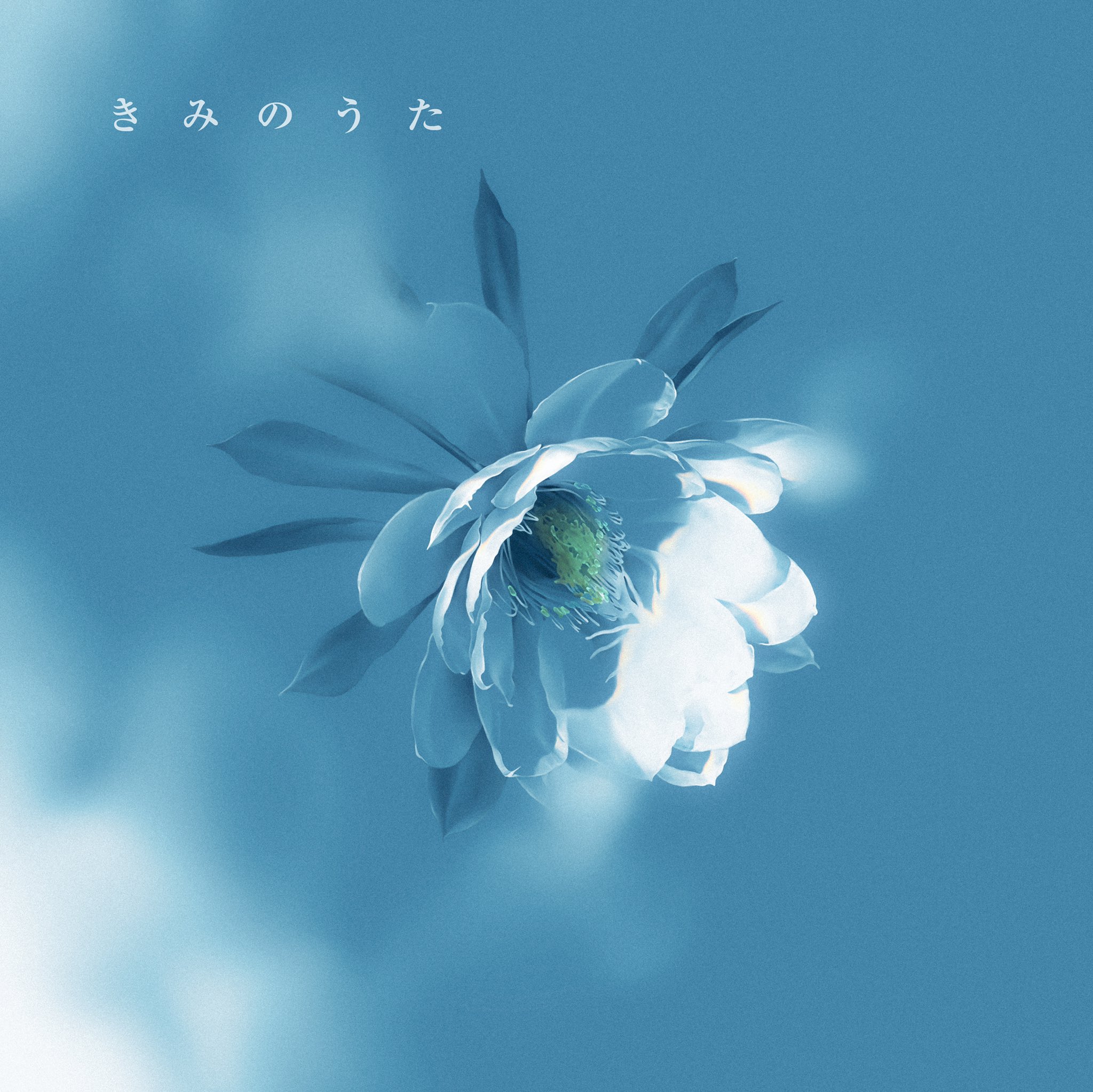 のもとしゅうへい シンガーソングライター れん Rendesug さんのデジタル配信シングル きみのうた のジャケットを制作しました 儚くて切ない恋の物語の歌に寄せて 儚い恋 の花言葉を持つゲッカビジンの絵を描き下ろしています 本日配信です