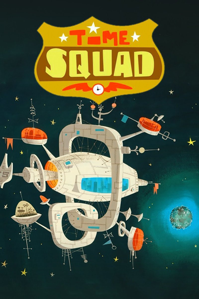 CartoonDD's tweet photo. Check out our latest episode as we cover the 2001 cartoon: Time Squad promo: @NerdGrapevine https://t.co/HzD9QU8VlS