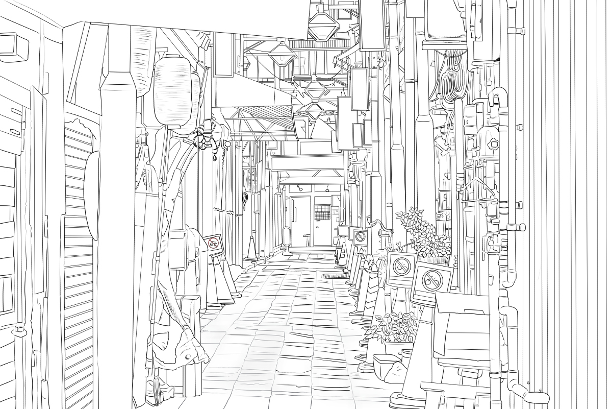 チマチマ描きビル、住宅シリーズ11飲み街の路地 #素材 #チマチマ #背景 #建物 https://t.co/wbTD1mjksY 