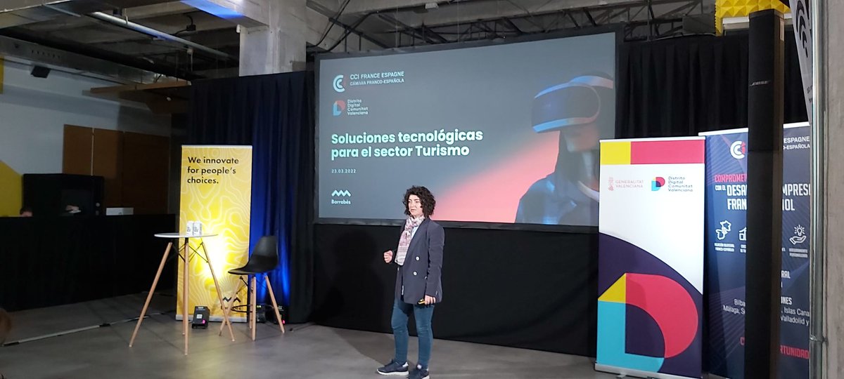 LachambreEsp's tweet image. "Vimos cuál era el objetivo principal de #DistritoTurismo y queríamos traer soluciones y ayudar a todo el tejido empresarial de la #ComunidadValenciana y atraer talento",  Paz López, directora de #Innovación de @Barrabesbiz