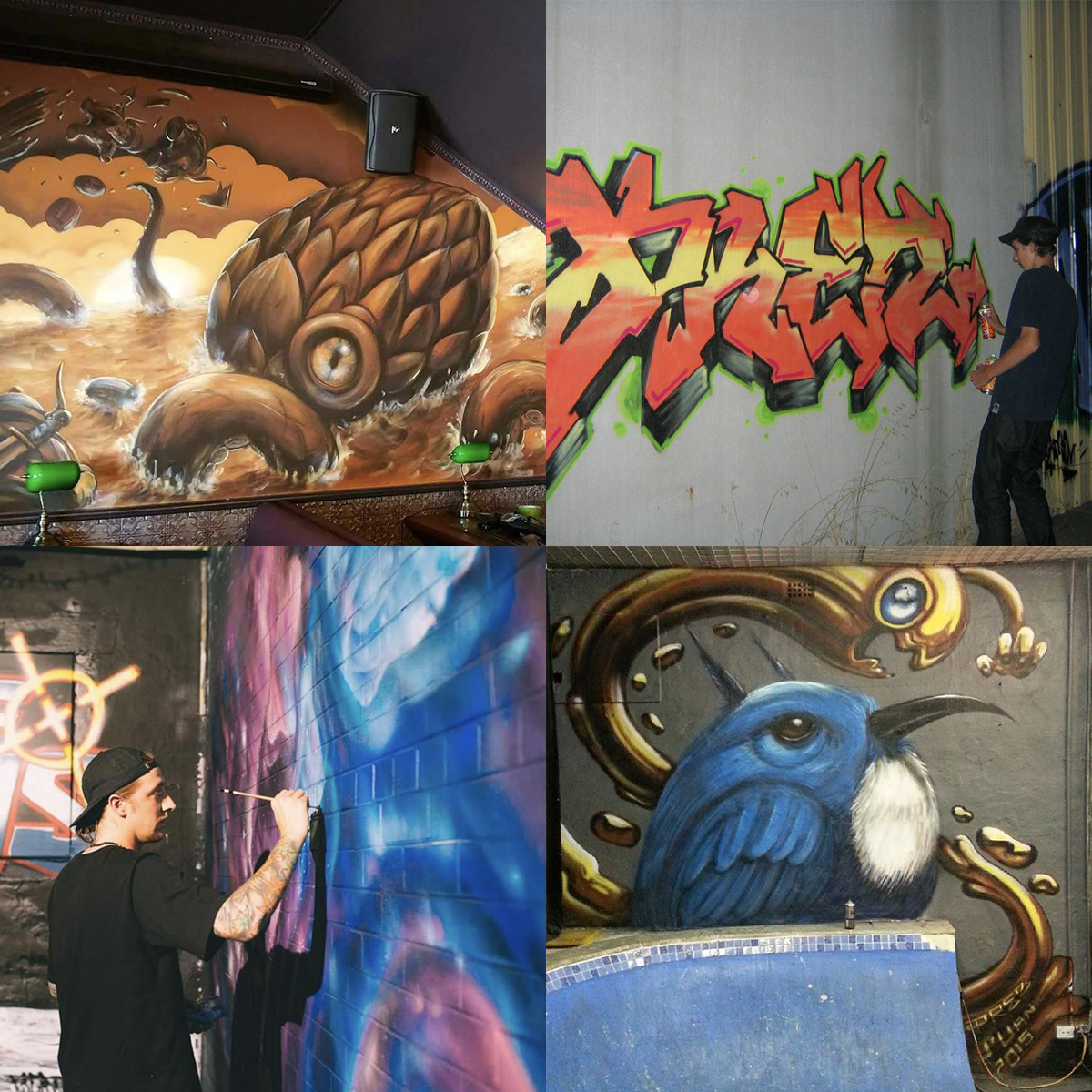 Pablo_5k's tweet photo. The story so far... (a thread🧵) From making ninja turtles comics when I was 6, to getting into graffiti at the age of 17, graphic design, art exhibitions and murals, then later becoming a tattoo artist - whatever the medium/platform, making art has been a constant in my life. https://t.co/lZhHG4yNn8