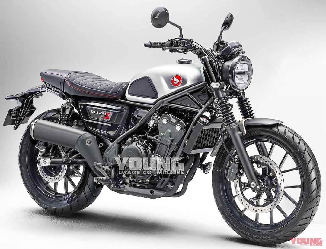 Torquesteer2021's tweet photo. @honda2wheelerin CL 500 Scrambler,

A new motorcycle in the Honda range based on the CMX Rebel 500. https://t.co/cV1lLgWxAk