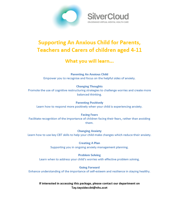 Please see info below about 2 online programmes for parents/carers and teachers supporting a child or young person with anxiety. These are from NHS Tayside Team. Contact details for more info can be found on the posters below. <a href="/BALpupilsupport/">Pupil Support @ Baldragon Academy</a> <a href="/BaldragonParen1/">Baldragon Parents</a> <a href="/NPFSDundeeRep/">NPFS Dundee Rep</a>