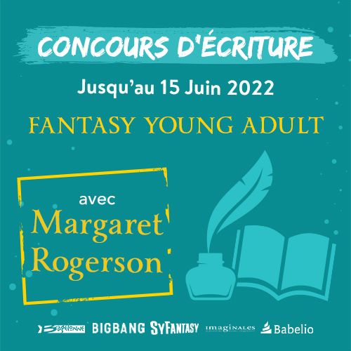 📚 Les éditions Bragelonne organisent un concours d’écriture Fantasy Young Adult, avec pour marraine Margaret Rogerson ! La personne remportant le concours verra son roman publié en version papier et numérique chez Big Bang 🖋 ➡ Plus d'infos : bit.ly/concours-ecrit…