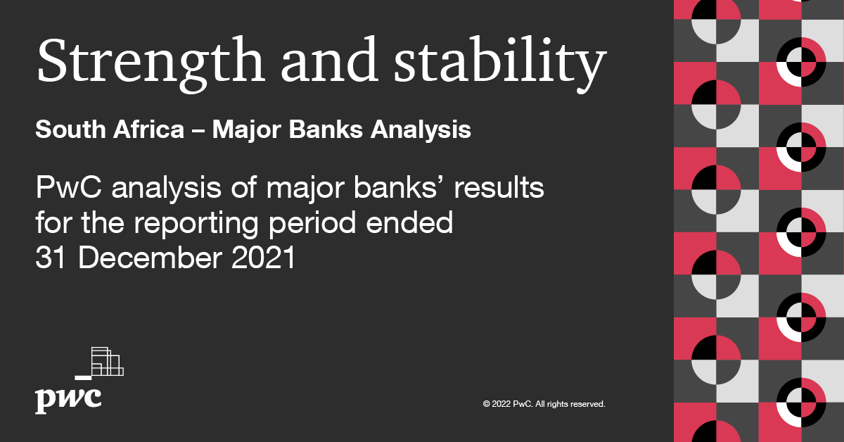 pwc_za's tweet photo. Today we launch our latest #SAMajorBanksAnalysis report, highlighting key themes from the combined local currency results of South Africa’s major banks and incorporates common strategic themes from other South African banks: https://t.co/X4lzFvvzZp #FutureofBanking #FutureofFS https://t.co/7UO4adXMjA