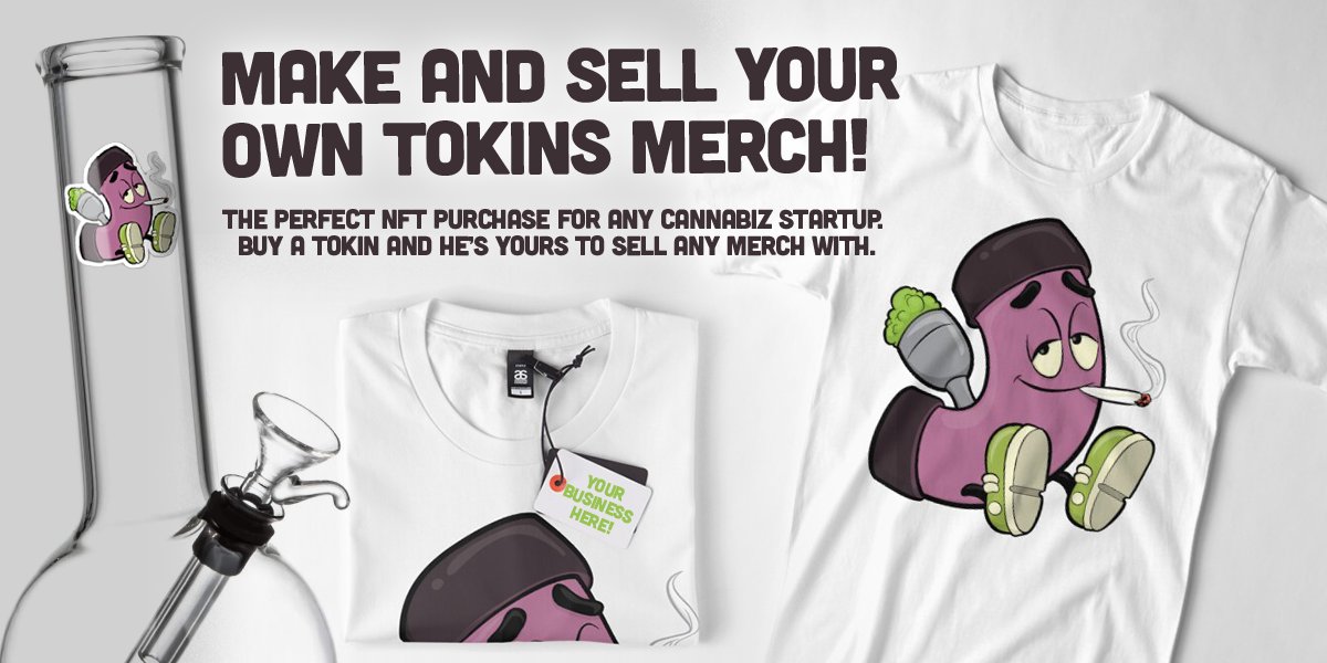 chroniccartoons's tweet photo. Starting or already own a cannabis-based business? Every TOKIN comes with a high-res print file to sell your own gear! Starting at only 0.005 $ETH!

#cannabisindustry #cannabisculture #NFTs https://t.co/KNYe5D7AuX