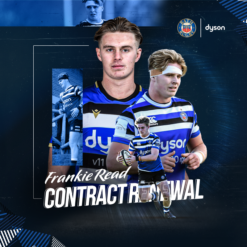 BathRugby's tweet photo. ✍️ @NMerigan, @FrankieJWread &amp; @GeorgeWorboys have extended their contracts with Bath Rugby.

All three players have come into the Senior @bathrugbyacad through the @BeechenRugby pathway 🔵⚫️⚪️