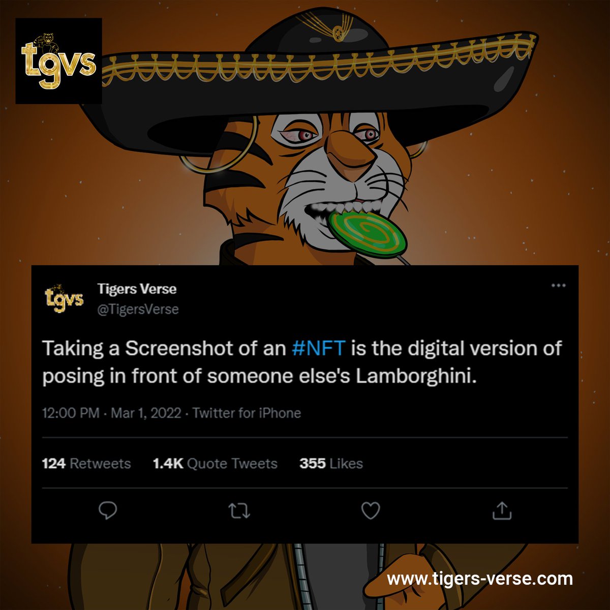 TigersVerse's tweet photo. Are you also taking the screenshots, people? 🙄🙄Stand out &amp; own unique #NFTs from #TigersVerse. 🐯

Join us on Discord to be a part of our community: https://t.co/U6G6xjHteq

#nft #nftcommunity #memes #memecoin #NFTartist #nftcollector #digitalart #raredigitalart #NFTGiveaways https://t.co/BT7DW21N8X