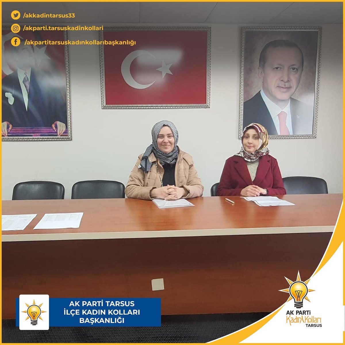 akkadintarsus33's tweet photo. AK Parti Tarsus İlçe Kadın Kollları Başkanlığı olarak Başkanımız Sn.Gülşah YURTOĞLU ve Yönetim Kurulu üyelerimiz ile birlikte Yürütme ve Yönetim toplantımızı gerçekleştirdik.Hayırlara vesile olsun. 🙏🏻🇹🇷 https://t.co/biAqrAexBu