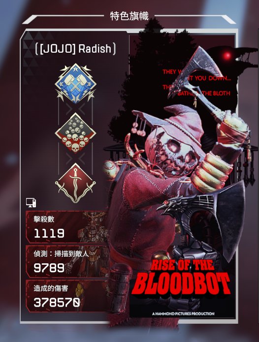 Radish90249519's tweet photo. I am bloodhound！
#ApexLegends https://t.co/1X8ccV3azy