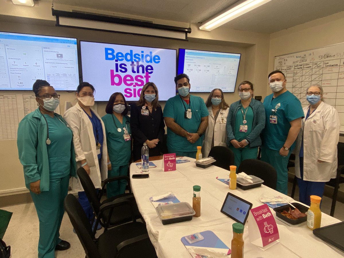 #BreakfastwithBeth restarts with <a href="/MSB_Hospital/">Mount Sinai Brooklyn</a> nurses.  Getting the #BestofBrooklyn ‘s nurses together to discuss the future of nursing and <a href="/MountSinaiNYC/">Mount Sinai Health System</a> .  #WeFindAWay to make #Brooklyn #heartofthematter #HowSweetItIs !  <a href="/BethOliverVP/">Beth Oliver</a>