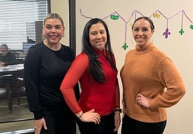 We believe so strongly in community and relationships. One of our favorite working relationships is with Jordan McKinney & Vanessa Alyfantis with ADP. They stopped by to run by operations with Felicia and the G&C team the other day. Great visit! #communitypartnerships