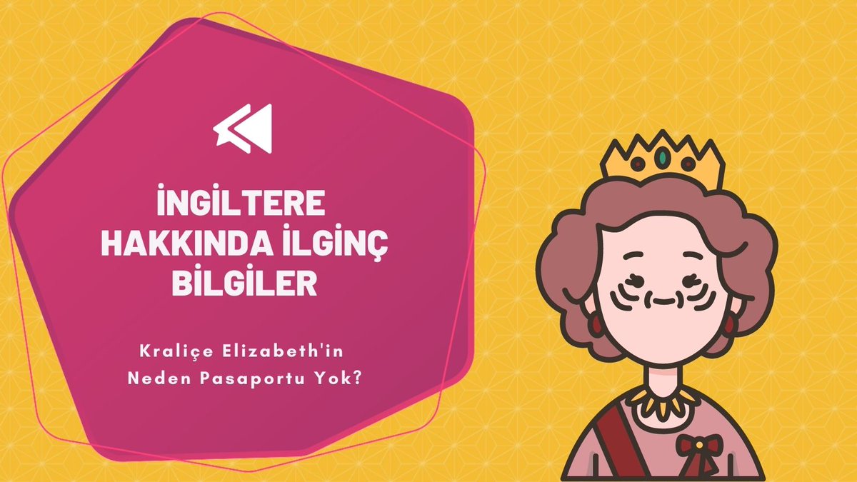 Kraliçe II. Elizabeth, resmi görevler için bugüne kadar 100’den fazla ülkeyi ziyaret etmiştir. Ancak şaşırtıcı bir şekilde kraliçenin pasaportu yoktur. Bunun nedeni ise İngiliz pasaportlarının Kraliçe adına düzenleniyor olmasıdır. #dijitopia #ilginçbilgiler #ingiltere