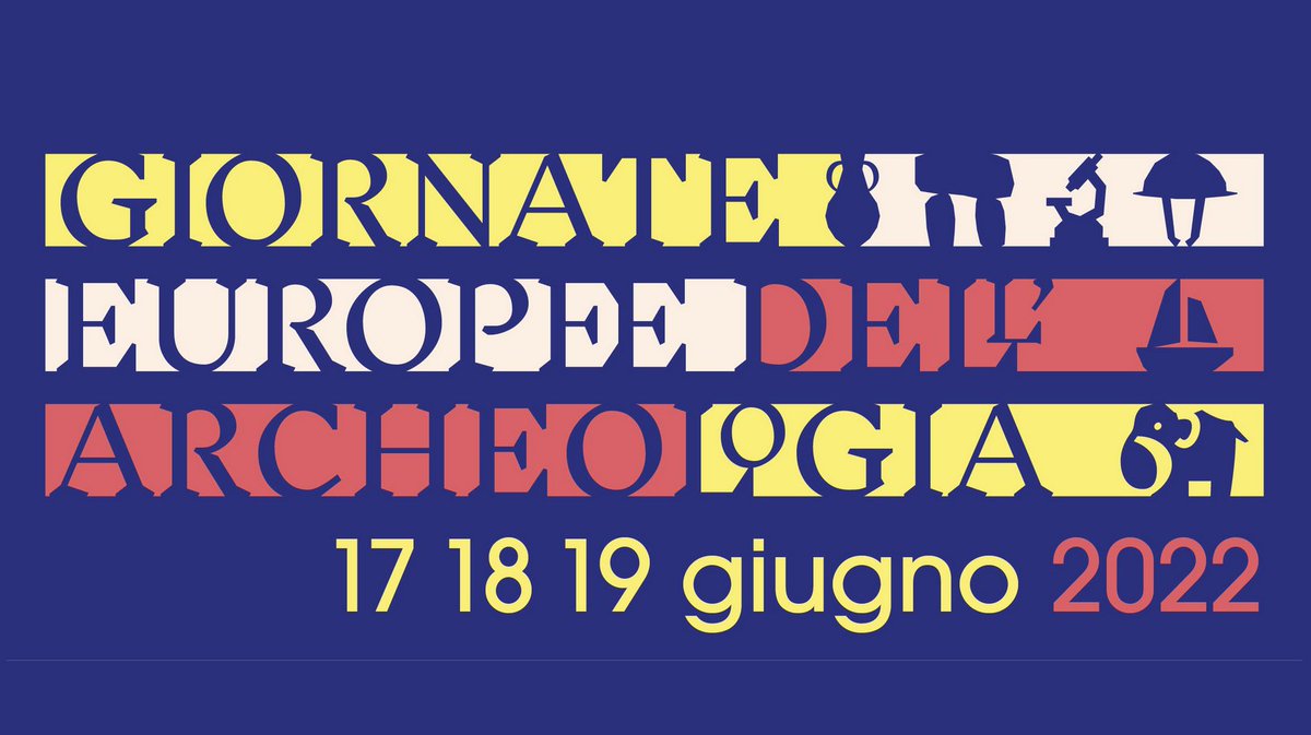Le Giornate Europee dell'#Archeologia si terranno il 17, 18 e 19 giugno 2022.

In Italia sono organizzate dal <a href="/MiC_Italia/">Ministero della Cultura</a> - Direzione Generale Musei <a href="/museitaliani/">museitaliani</a> e Direzione Generale Archeologia, belle arti e paesaggio.

Il sito ufficiale: journees-archeologie.fr/c-2022/lg-it/I…