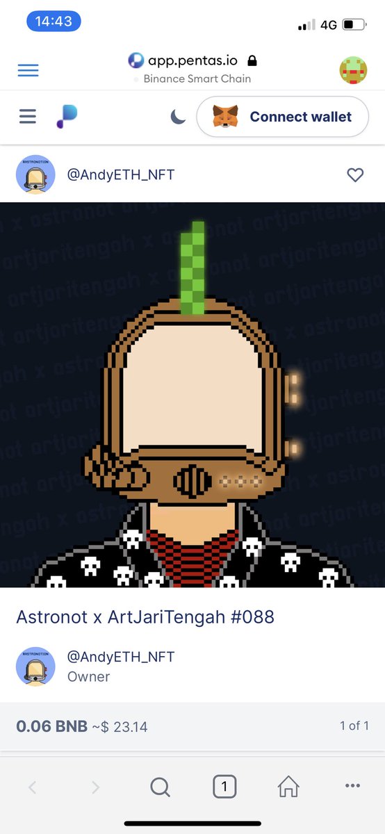 AndyETH_NFT's tweet photo. Astronot X masih lagi available. 

Siapa berminat boleh lah pegi ke akaun pentas saya.

Link: https://t.co/LKjgF4eczO 

#astronotion #todamoon https://t.co/T7TLfFNXff