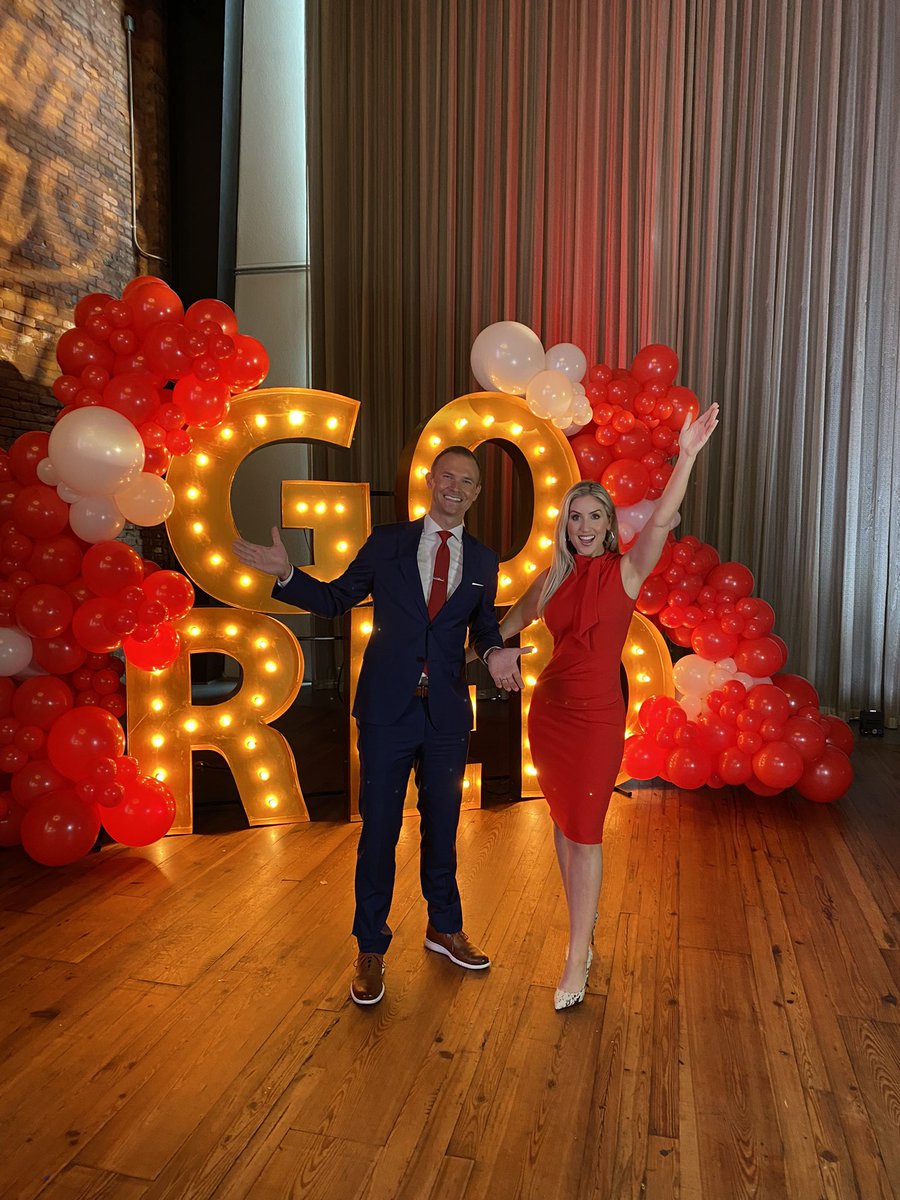 AmericanHeartFL's tweet photo. @GrantWTSP and @Caitlin_WTSP from our Go Red Media Sponsor @10TampaBay #tbgored https://t.co/z6uZi0frXU