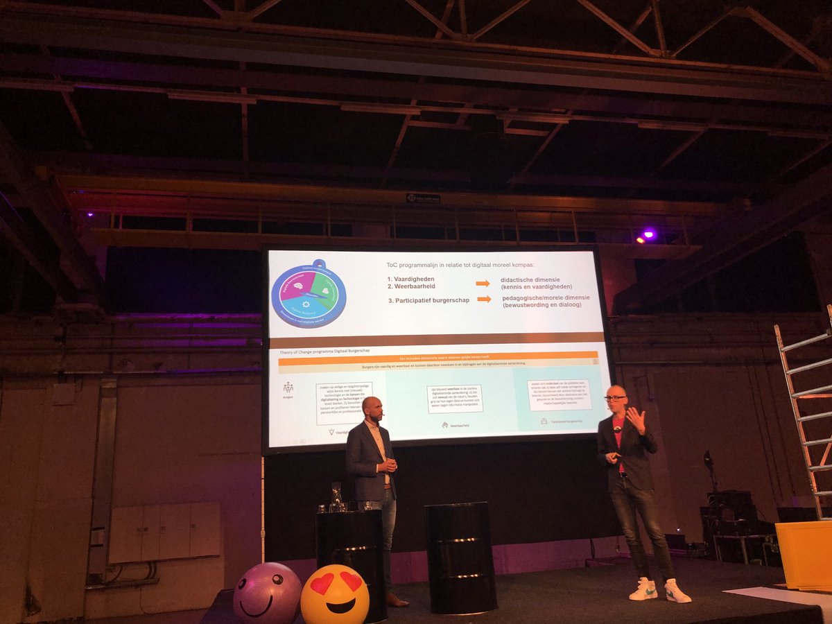 Moreel kompas van ⁦<a href="/RenzeTjoelker/">Renze Tjoelker</a>⁩ door ⁦@jtdeboer⁩ gekoppeld aan de doelen van de programmalijn #digitaalburgerschap op #biebcongres. Studenten mbo en hbo leren soeverein , veilig en gezond leren deelnemen in de digitale samenleving