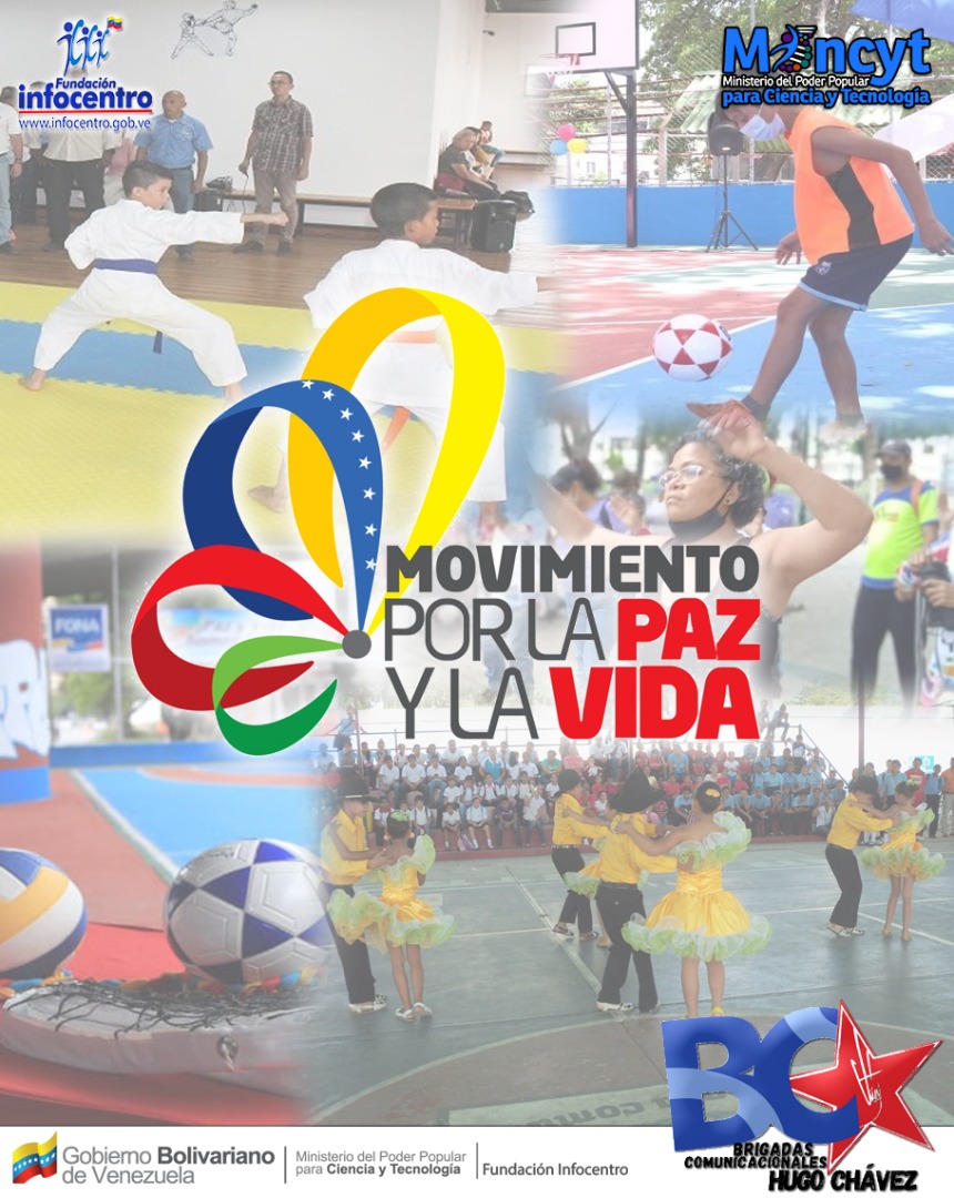 Hoy #23Mar Celebramos un Aniversario más del Movimiento por la Paz y la Vida que nació para hacerle frente a los antivalores en nuestras comunidades, a través de la recreación y el deporte y construir la nueva cultura de Paz y respeto.

#VenezuelaTierraFértil