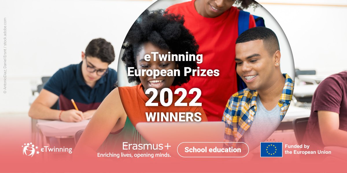 🎉We are thrilled to announce the winners of the #eTwinning European Prizes 2022!

Get inspired by the 9⃣ projects that have been awarded for their collaborative and innovative practices! 🏆 
👇
etwinning.net/en/pub/newsroo…

Congratulations to all the participants! 🙌 #eTwPrizes22