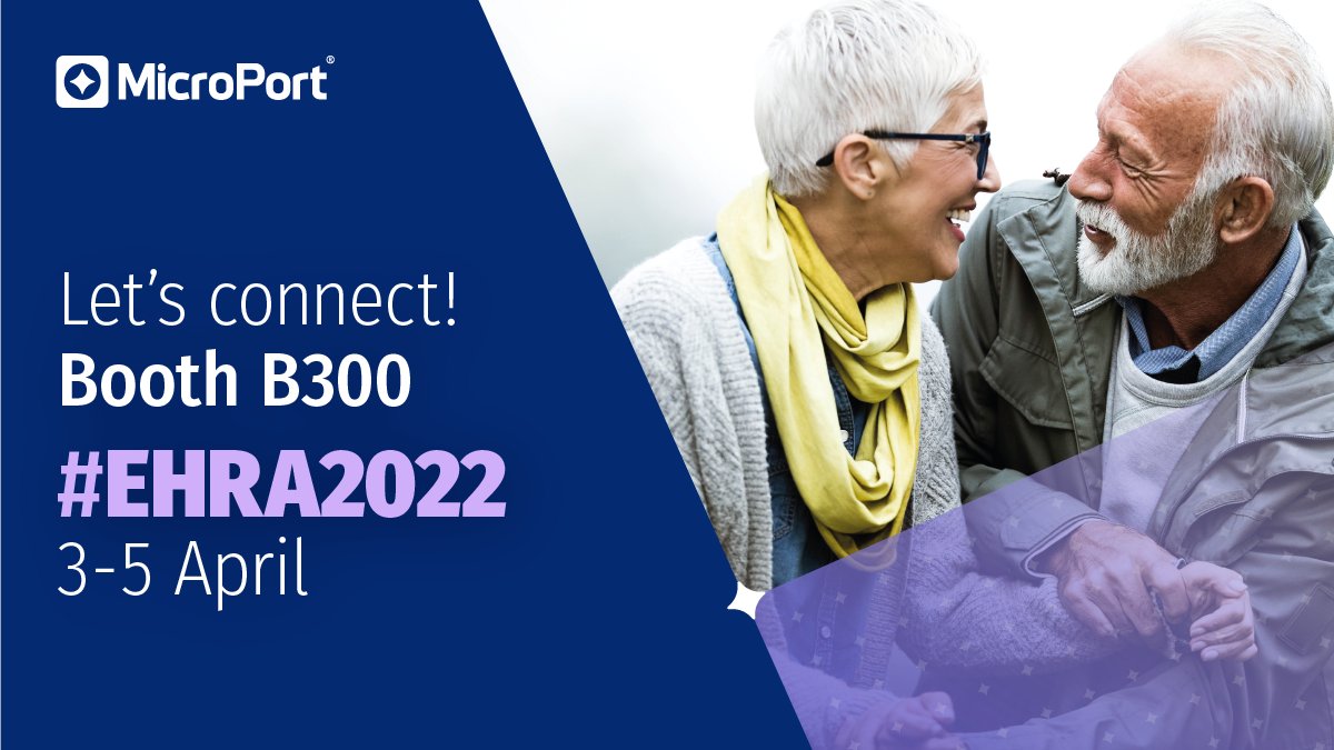 Let’s change lives by connecting everyone for healthier hearts.

Explore our latest innovations at our booth &amp; learn more about our products at MicroPort.com

Join us at #EHRA2022 !

#Connectingeveryoneforhealthierhearts #EHRA2022 #innovations