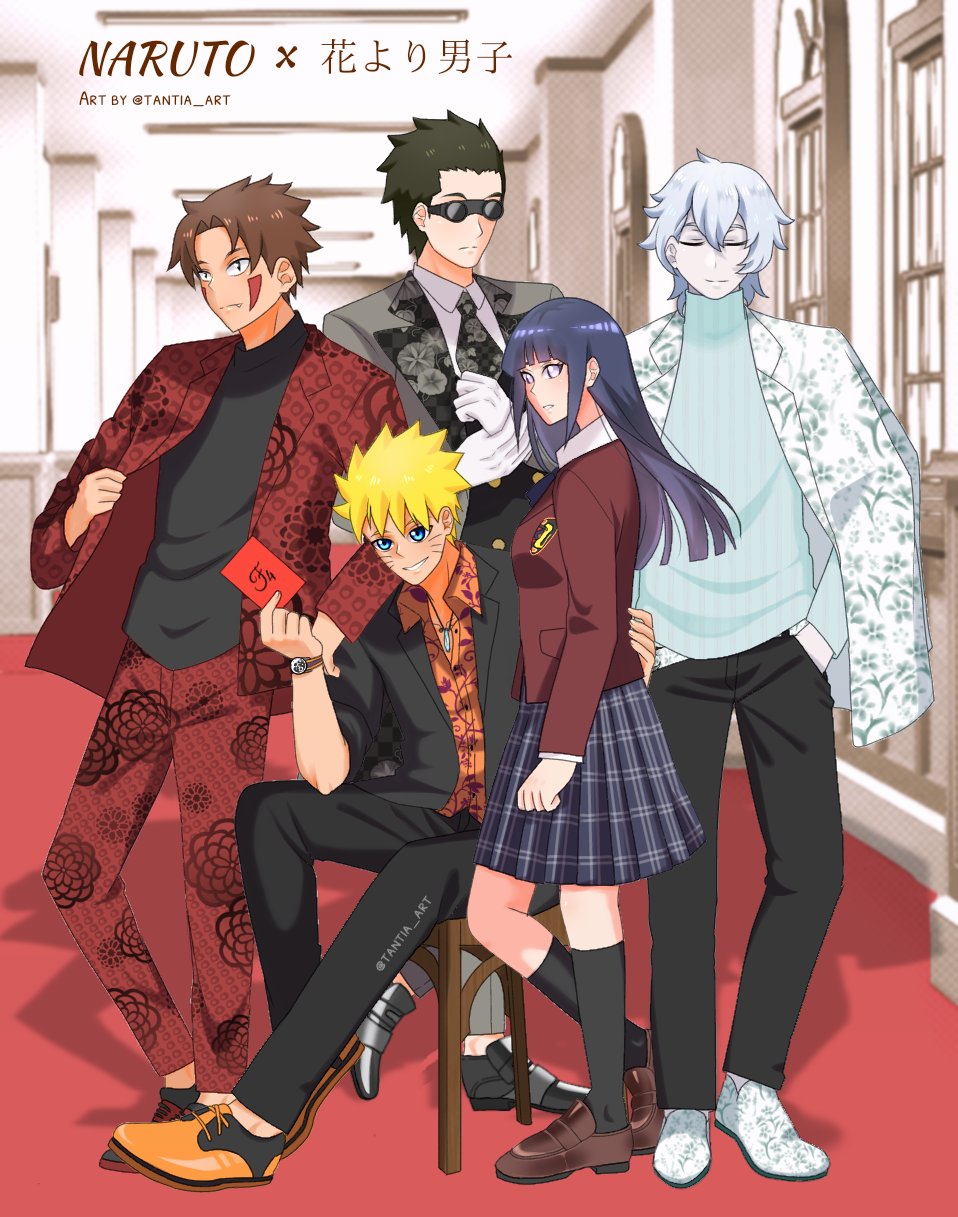 ｔａｎｔｉａ Naruto X 花より男子 Hinata And F4 Thread T Co W3jcx1wl5d Twitter