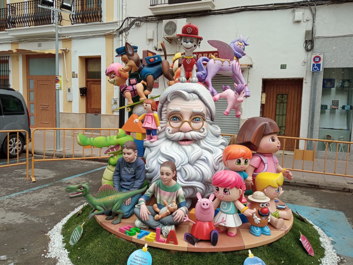 Falla infantil 2022 de la <a href="/Falla_Ventas/">Falla las Ventas</a> de Buñol, obra de Toni López. #Fallas2022