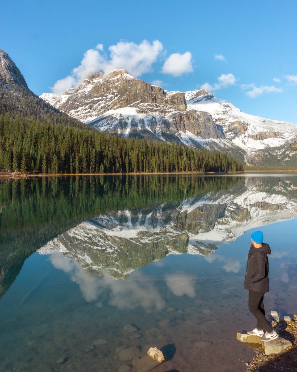 GM ☀️ who’s excited for Spring adventures?! 🌷let’s get out there and see some lakes 😍 #EmeraldLake #HelloBC