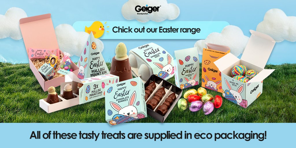 Easter is just around the corner and there's still time to order your tasty treats!

Chick out our Easter range here lnkd.in/e7_Qbj_G

#Easter #Chocolate #Brandedmerchandise #Promotionalproducts