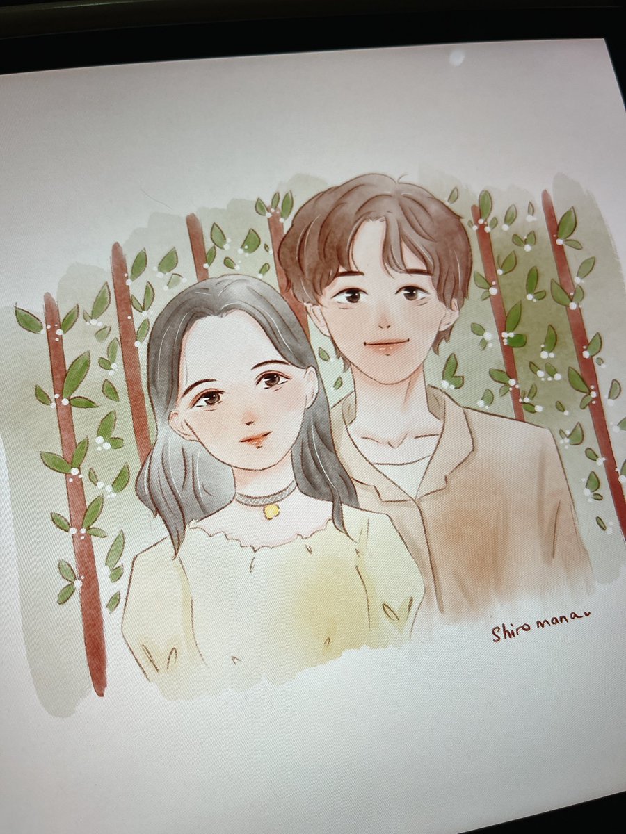 mana_shiro's tweet photo. [Commission with idol] Please do not repost without a permission ☺️ 

Commission opening 🤗 #illustration #couple #idol #drawing #illustrationartists #illustrator #watercolor #watercolorpainting #commission #commissionsopen https://t.co/SkYSqUsP5z