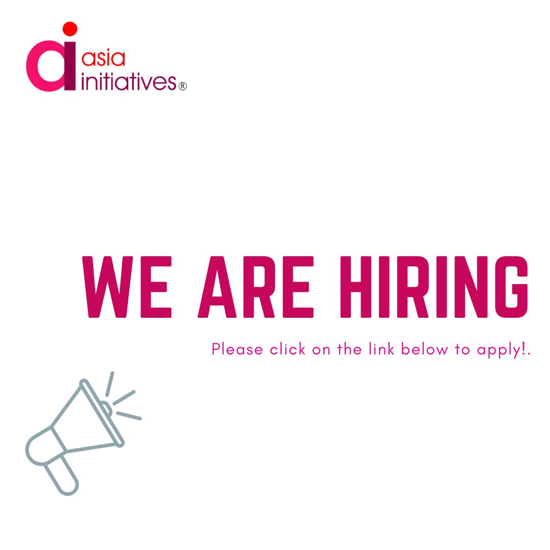 Asia Initiatives is looking for a Development Manager. Click on the link to apply! ow.ly/FSq350IqlYB